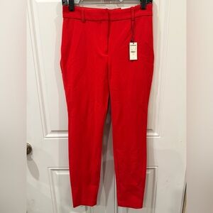 Express Women's Vibrant Red Ankle Jeans